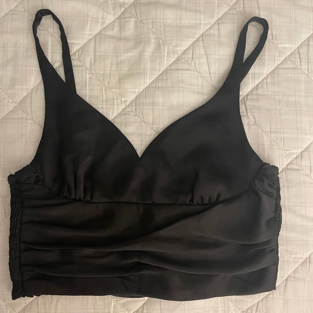 Chic Black Crop Top